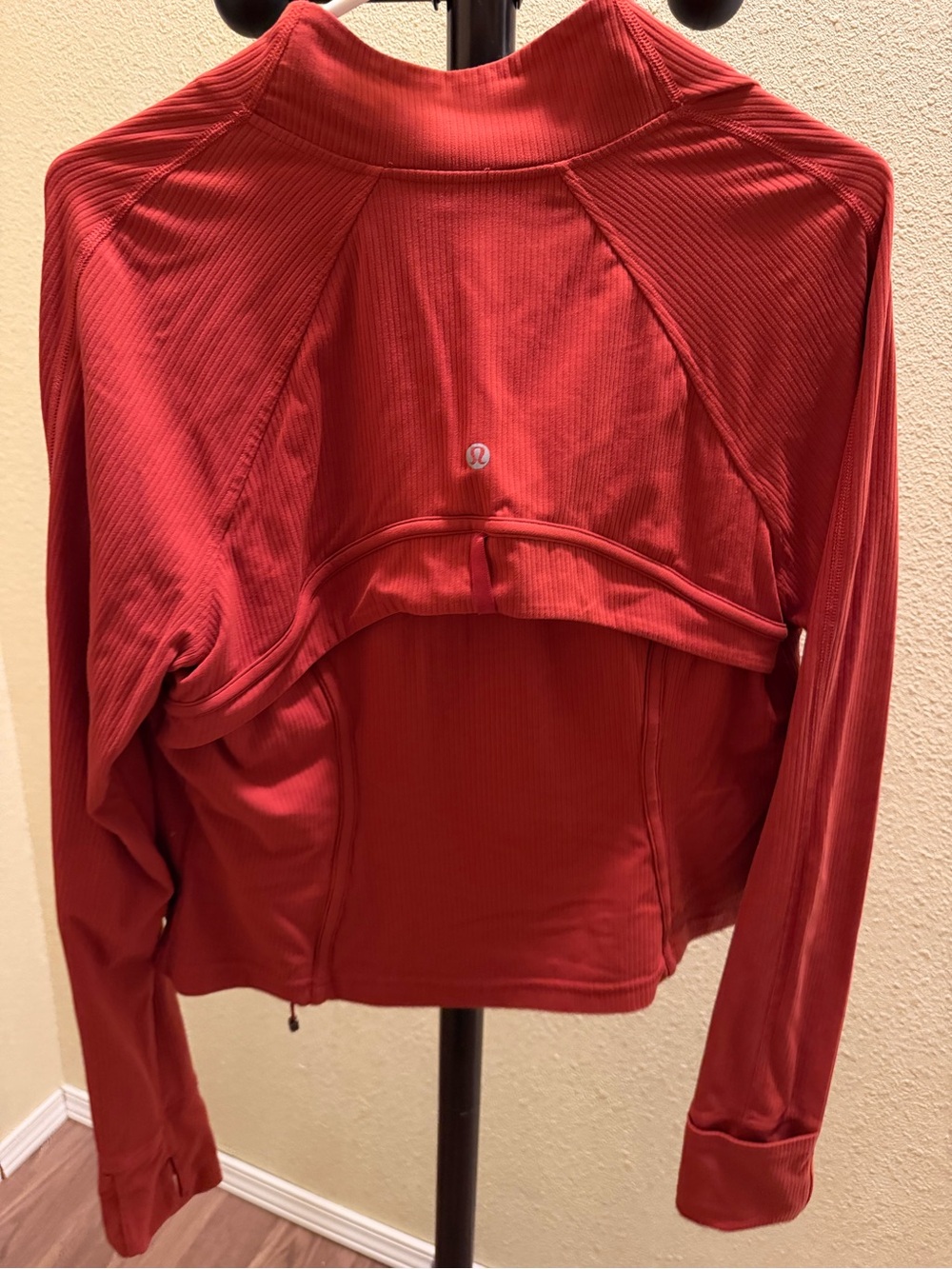 lululemon athletica Ribbed Red Performance Jacket - Picture 2 of 2